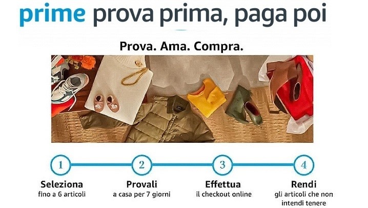 Prime Prova prima, paga poi: come funziona la risposta di Amazon all’eterna indecisione nello shopping online